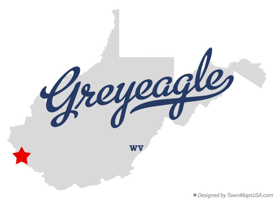 Map of Greyeagle, WV, West Virginia