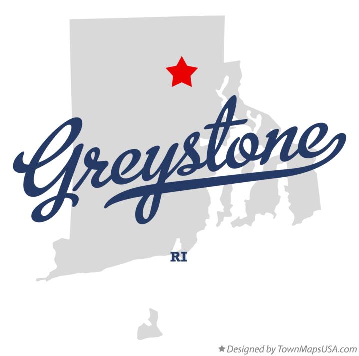 Map of Greystone, RI, Rhode Island