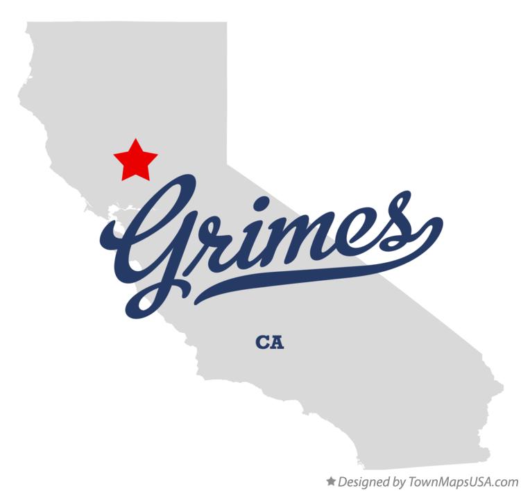 Map of Grimes, CA, California