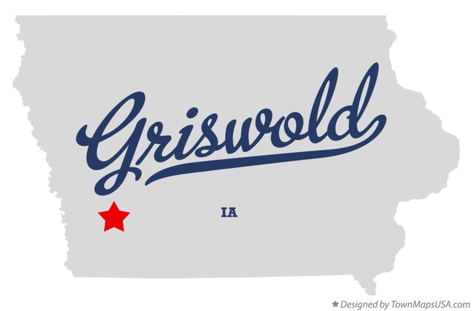 Map of Griswold, IA, Iowa
