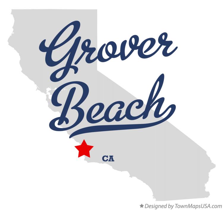 Map of Grover Beach, CA, California