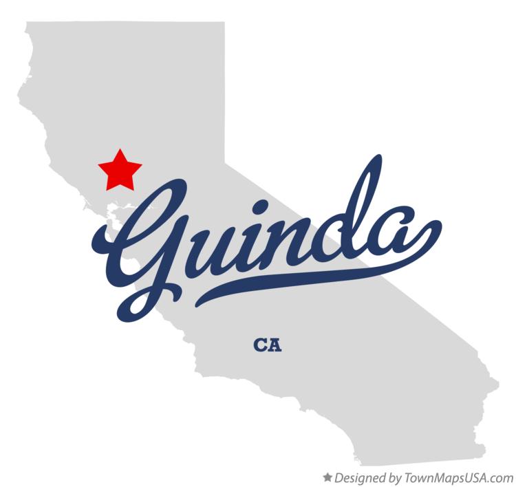 Map of Guinda, CA, California