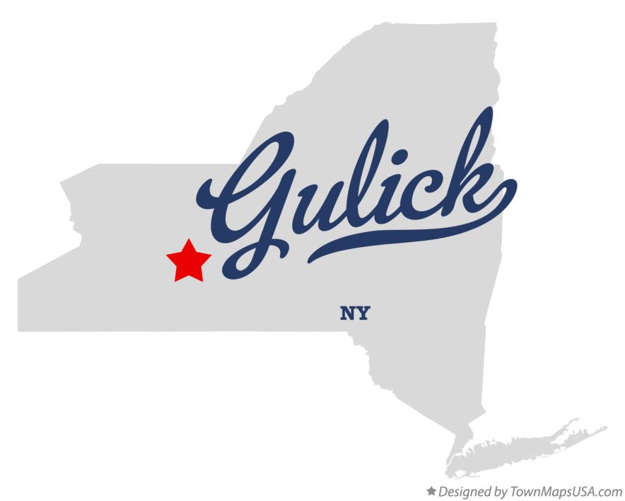 Map of Gulick, NY, New York