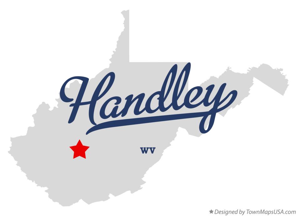 Map of Handley, WV, West Virginia