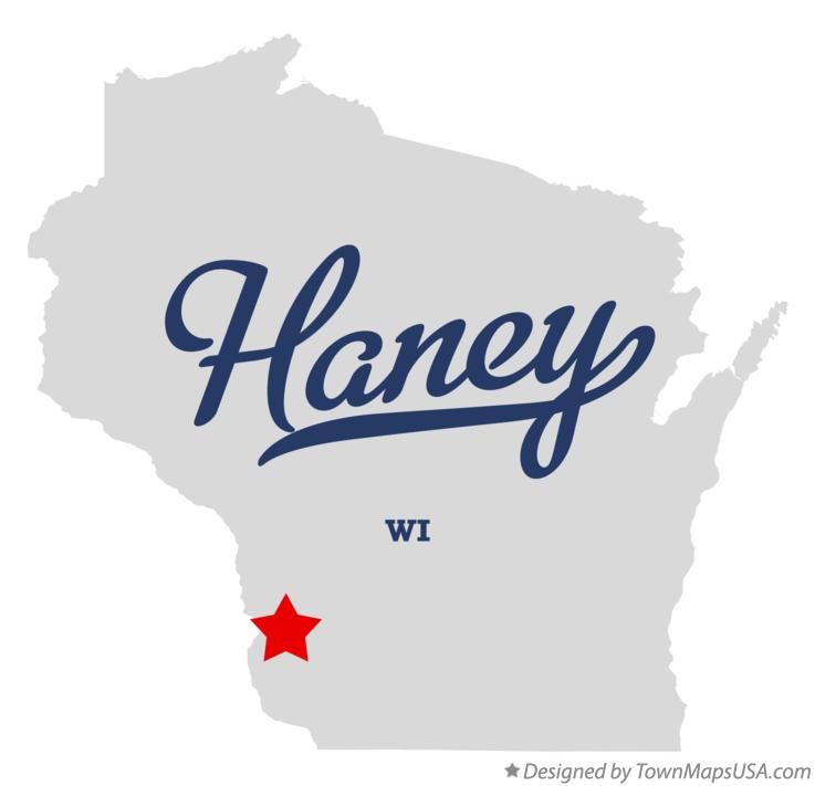 Map of Haney, WI, Wisconsin