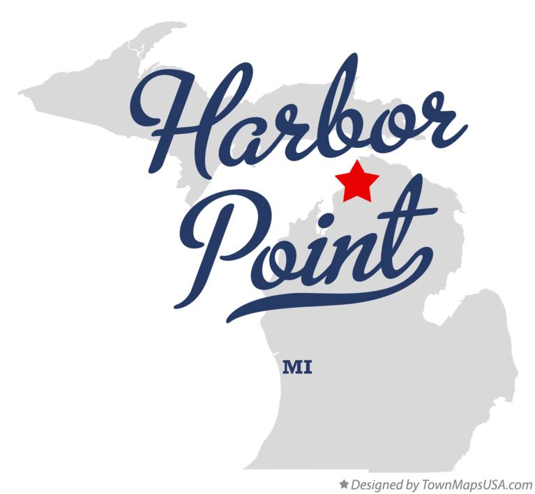 Map of Harbor Point, MI, Michigan