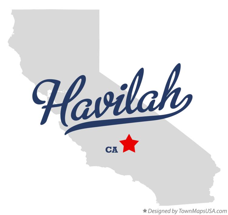 Map of Havilah, CA, California