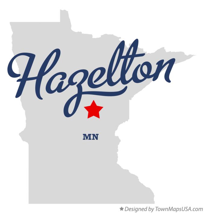 Map of Hazelton, Aitkin County, MN, Minnesota