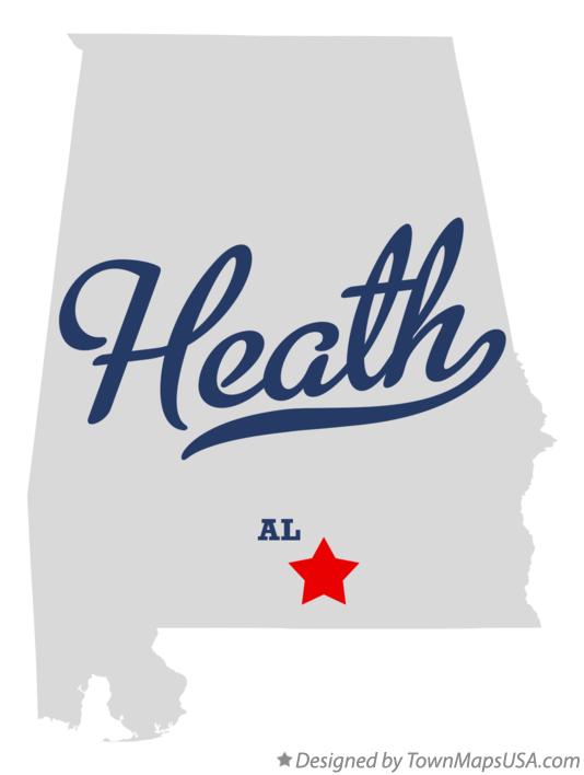 Map of Heath, AL, Alabama