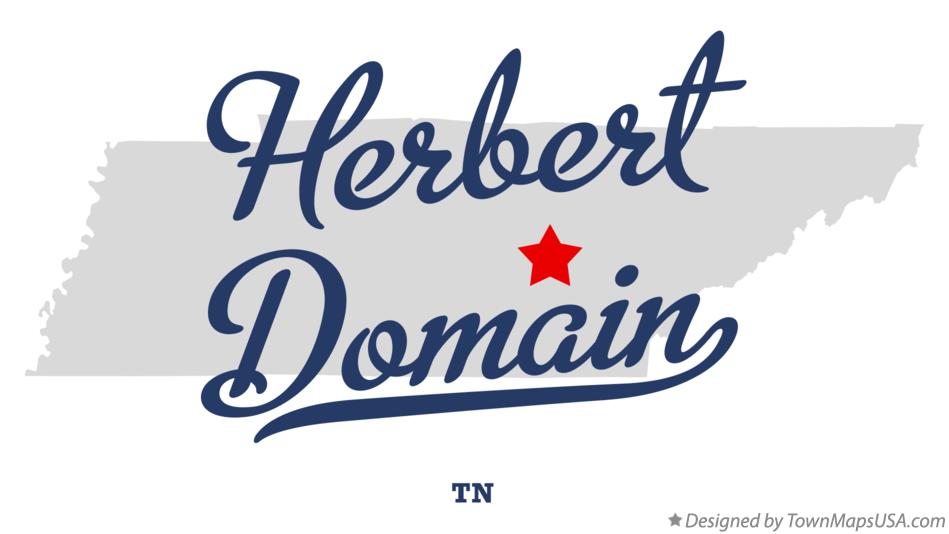 Map of Herbert Domain, TN, Tennessee