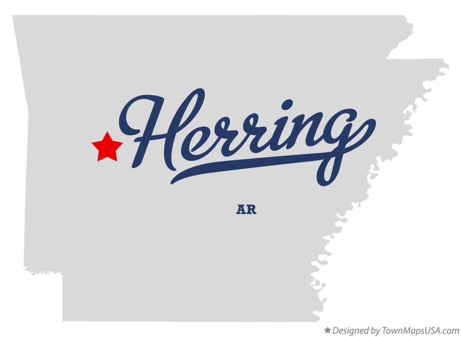 Map of Herring, AR, Arkansas