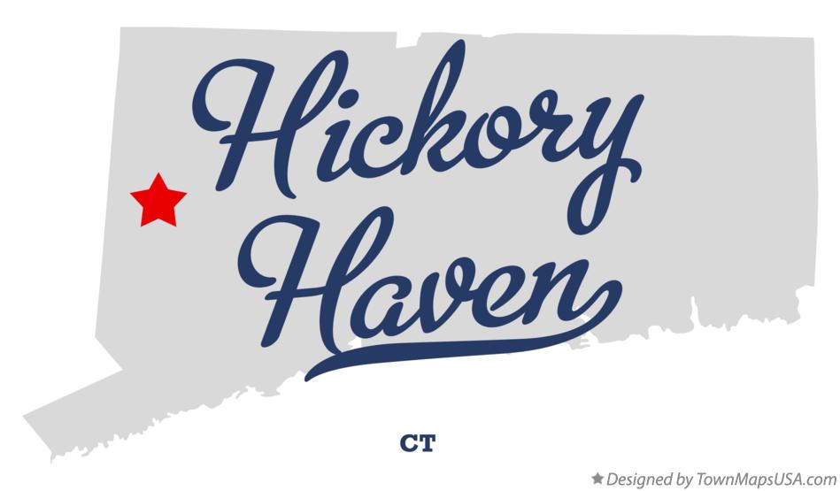 Map of Hickory Haven, CT, Connecticut