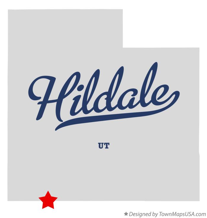 Map of Hildale, UT, Utah