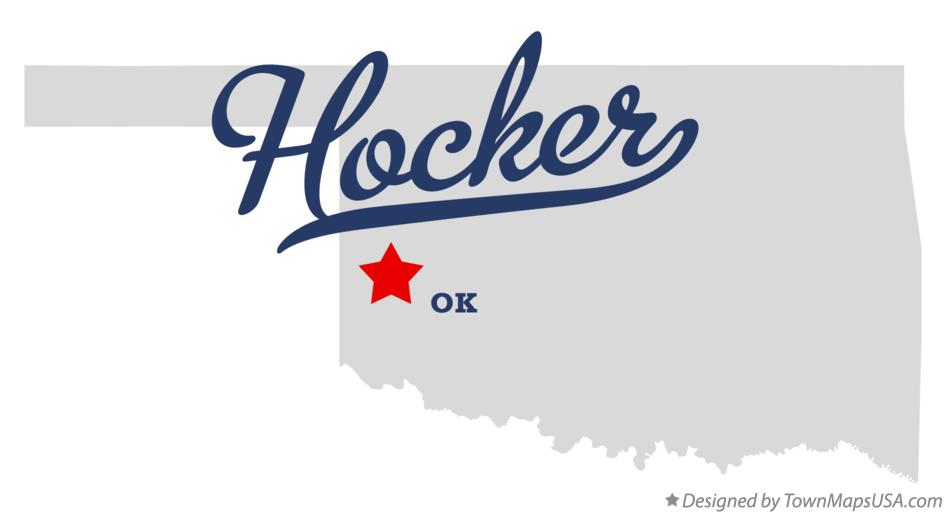 Map of Hocker, OK, Oklahoma
