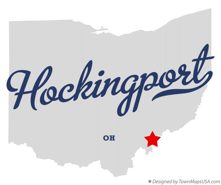 Map of Hockingport, OH, Ohio
