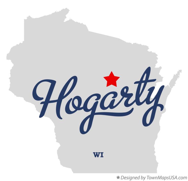 Map of Hogarty, WI, Wisconsin