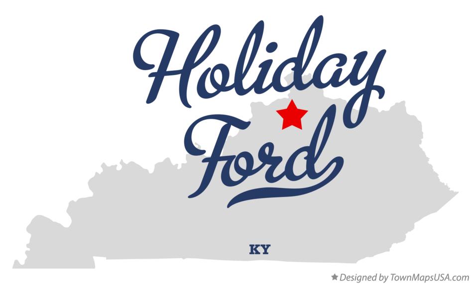 Map of Holiday Ford, KY, Kentucky