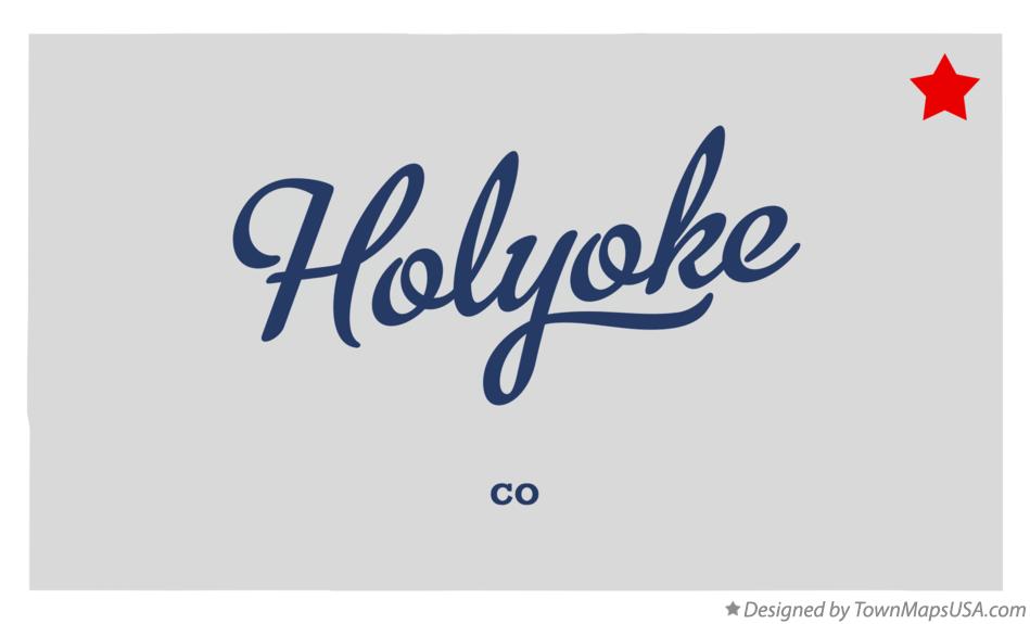 Map of Holyoke, CO, Colorado