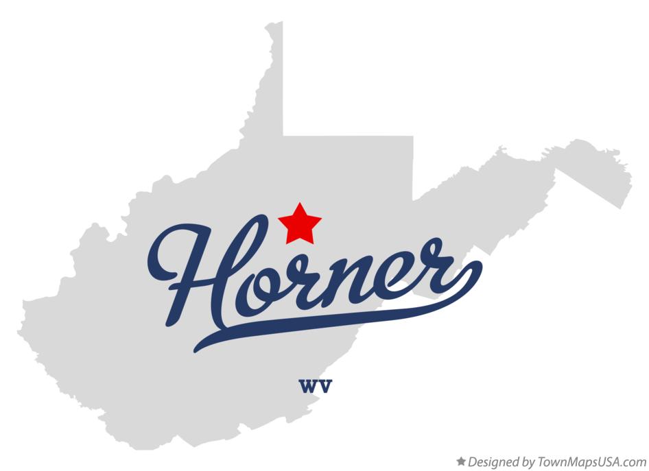 Map of Horner, WV, West Virginia