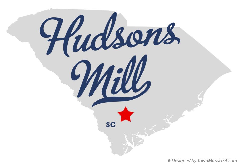 Map of Hudsons Mill, SC, South Carolina