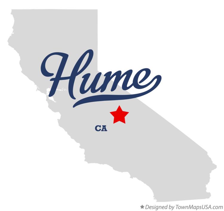 Map of Hume, CA, California