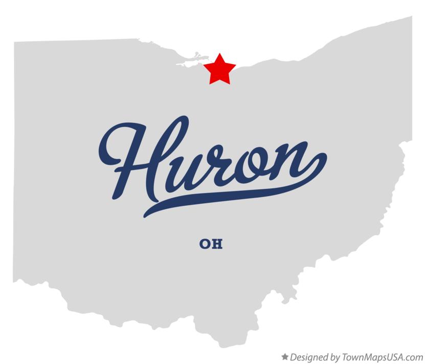 Map Of Huron Ohio Holly Laureen