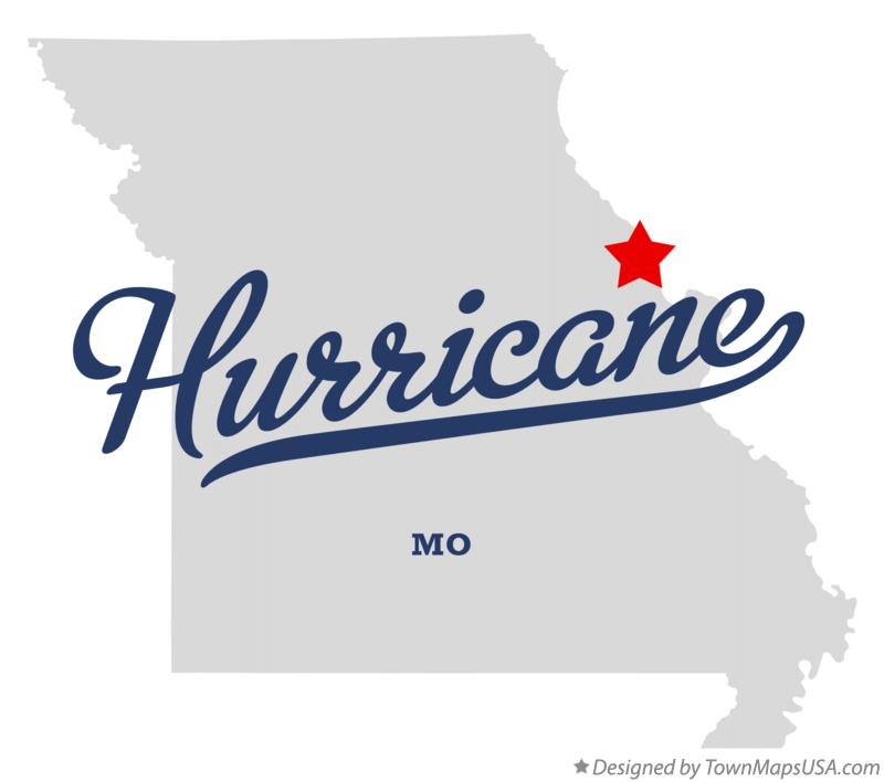 Map of Hurricane, Lincoln County, MO, Missouri