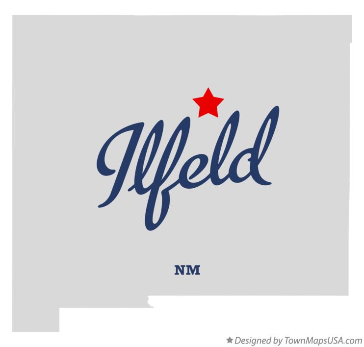 Map of Ilfeld, NM, New Mexico