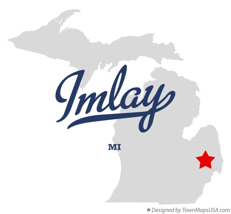 Map of Imlay, MI, Michigan