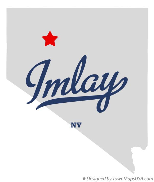 Map of Imlay, NV, Nevada