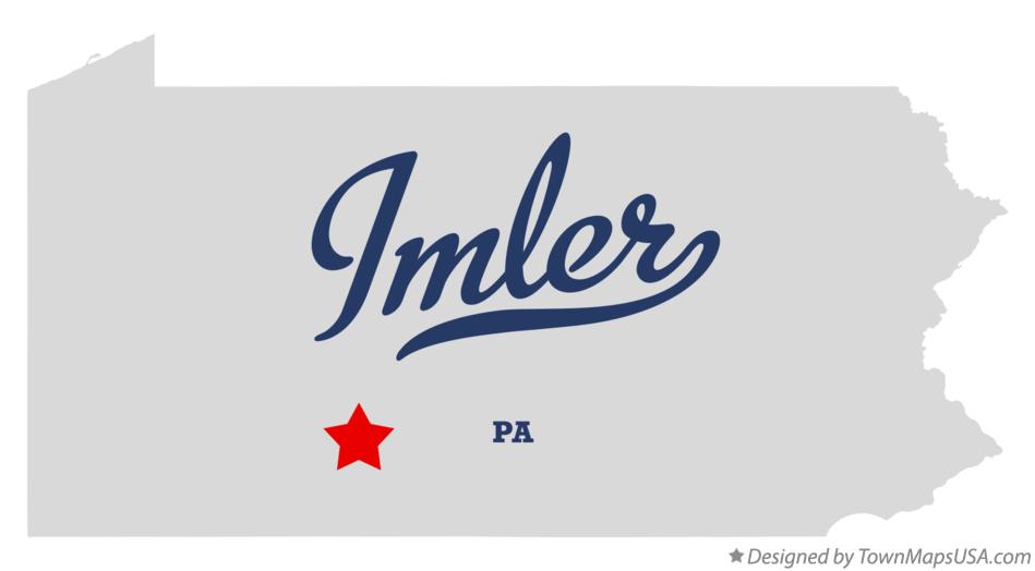 Map of Imler, PA, Pennsylvania