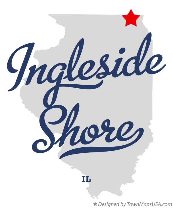 Map of Ingleside Shore, IL, Illinois