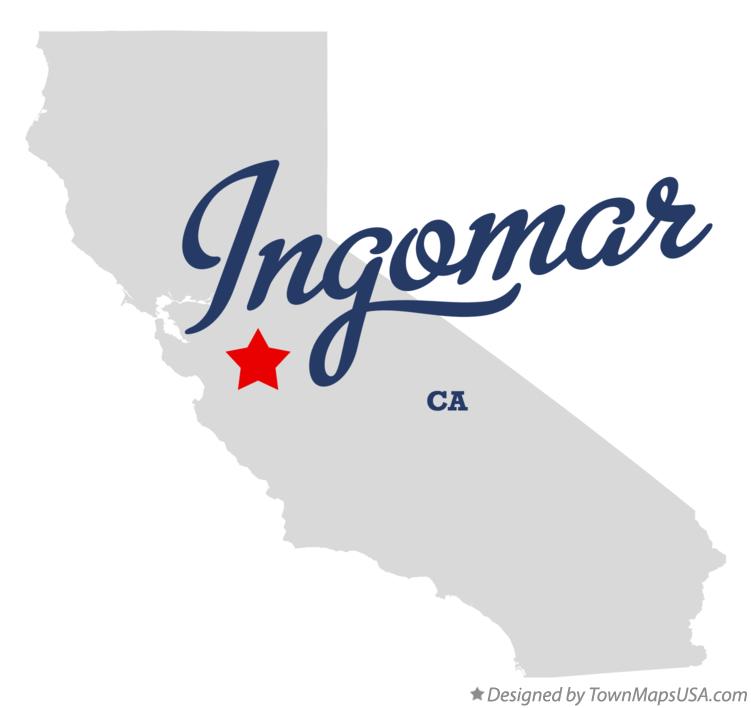 Map of Ingomar, CA, California