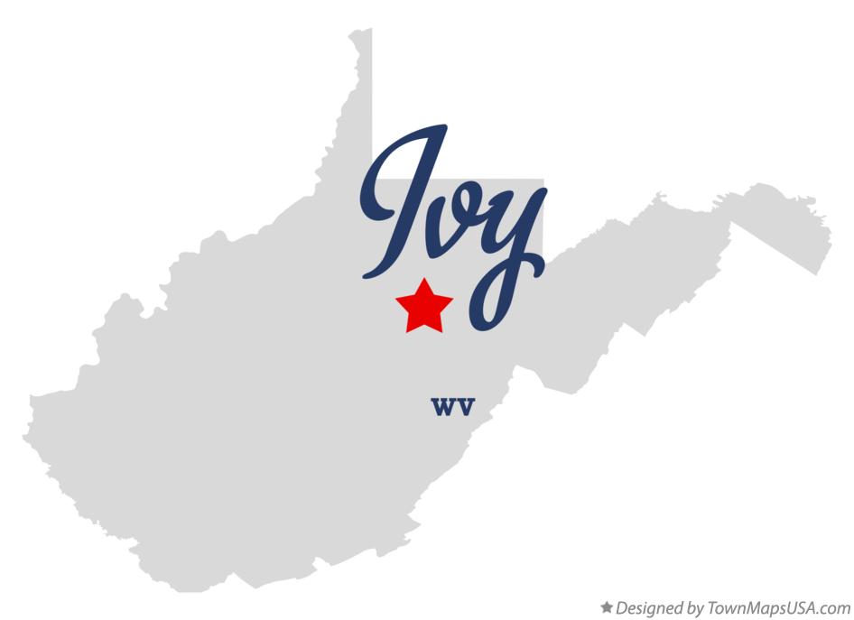 Map of Ivy, WV, West Virginia