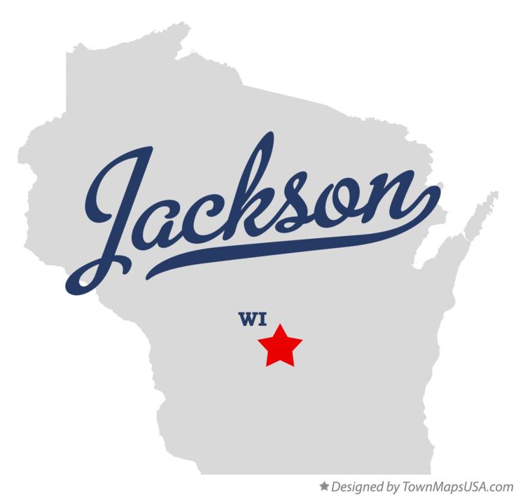 Map of Jackson, Adams County, WI, Wisconsin