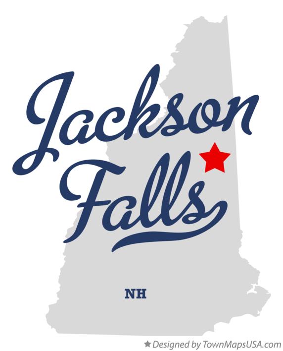 Map of Jackson Falls, NH, New Hampshire