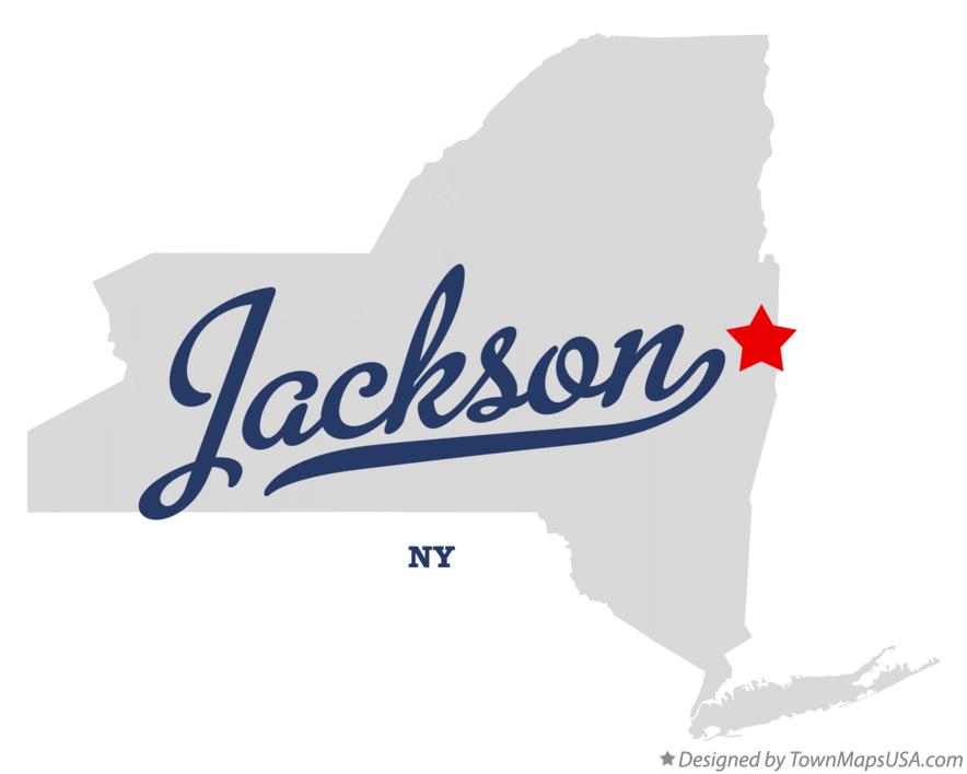 Map of Jackson, NY, New York