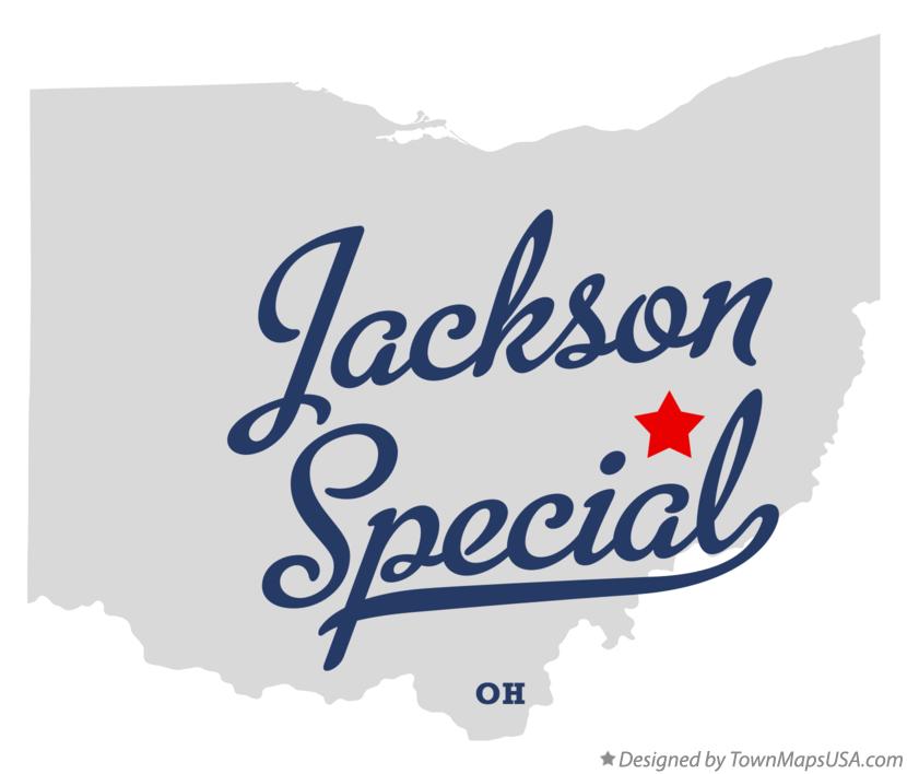 Map of Jackson Special, OH, Ohio