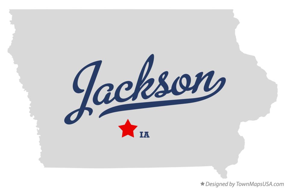 Map of Jackson, Warren County, IA, Iowa