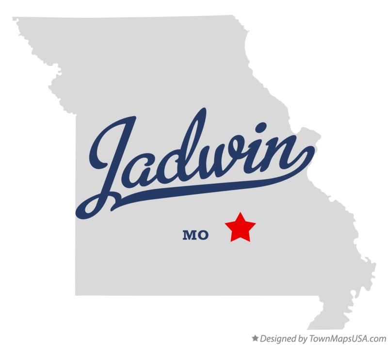 Map of Jadwin, MO, Missouri