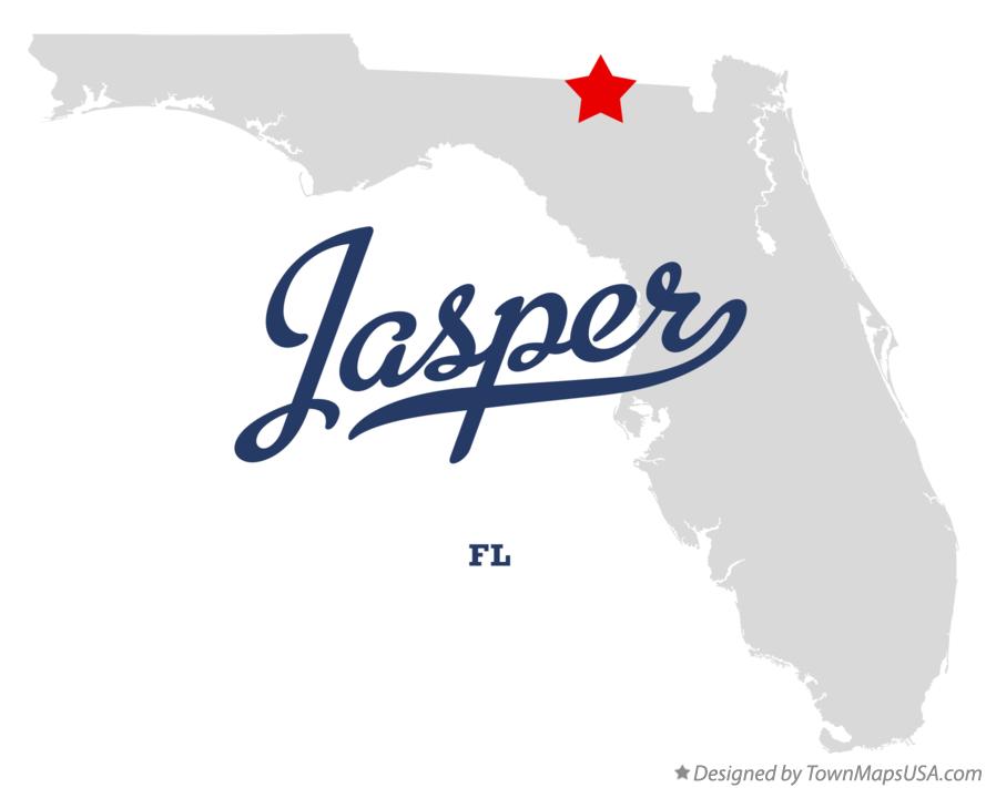 Map of Jasper, FL, Florida