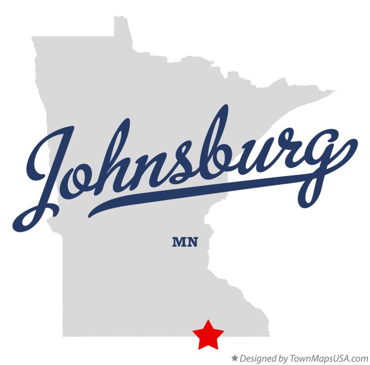 Map of Johnsburg, MN, Minnesota