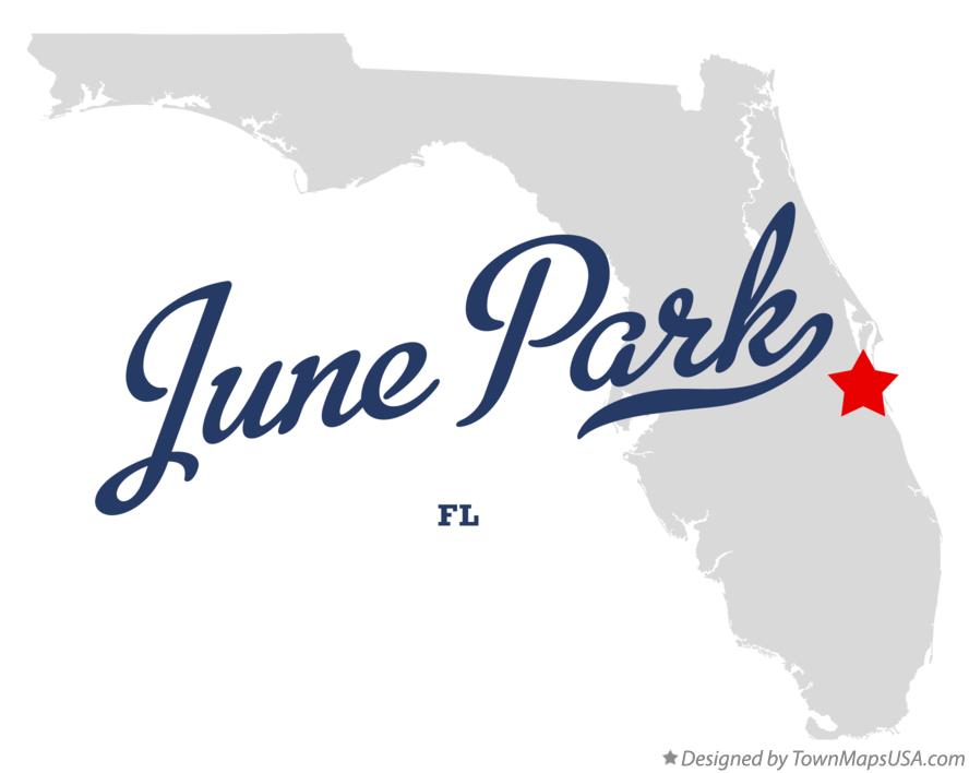 Map of June Park, FL, Florida