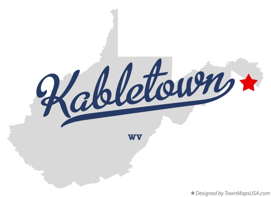 Map of Kabletown, WV, West Virginia