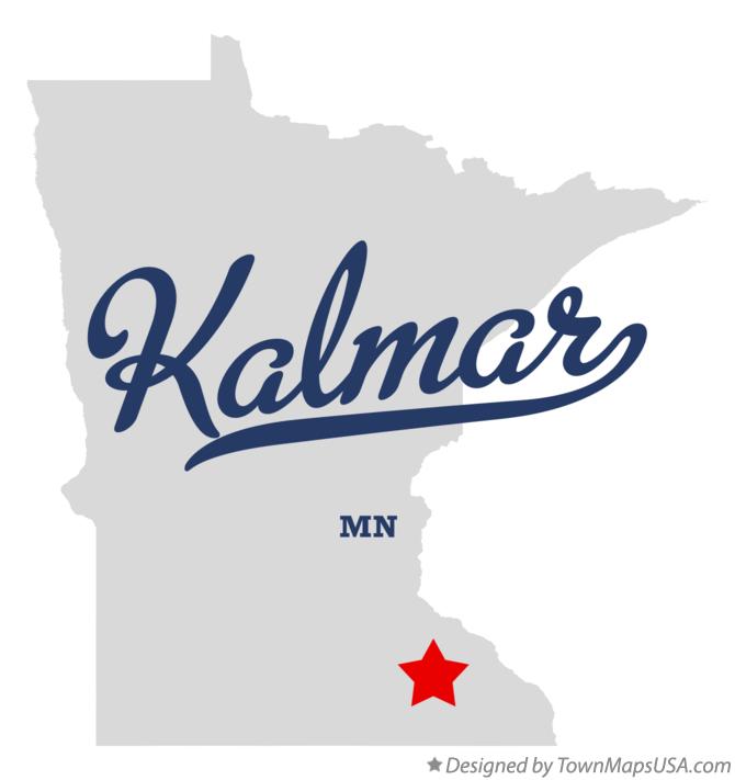 Map of Kalmar, MN, Minnesota