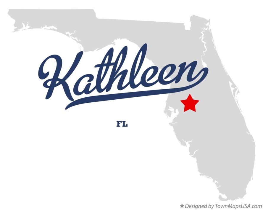 Map of Kathleen, FL, Florida