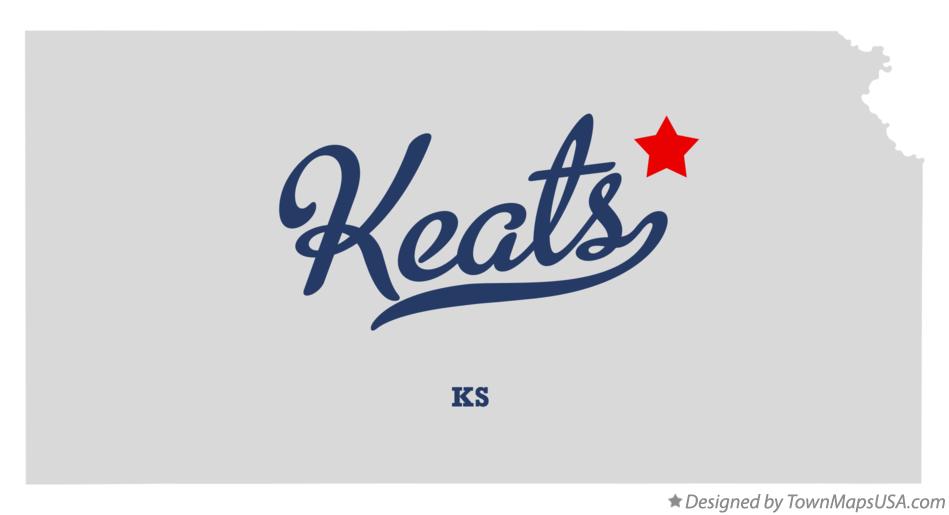 Map of Keats, KS, Kansas