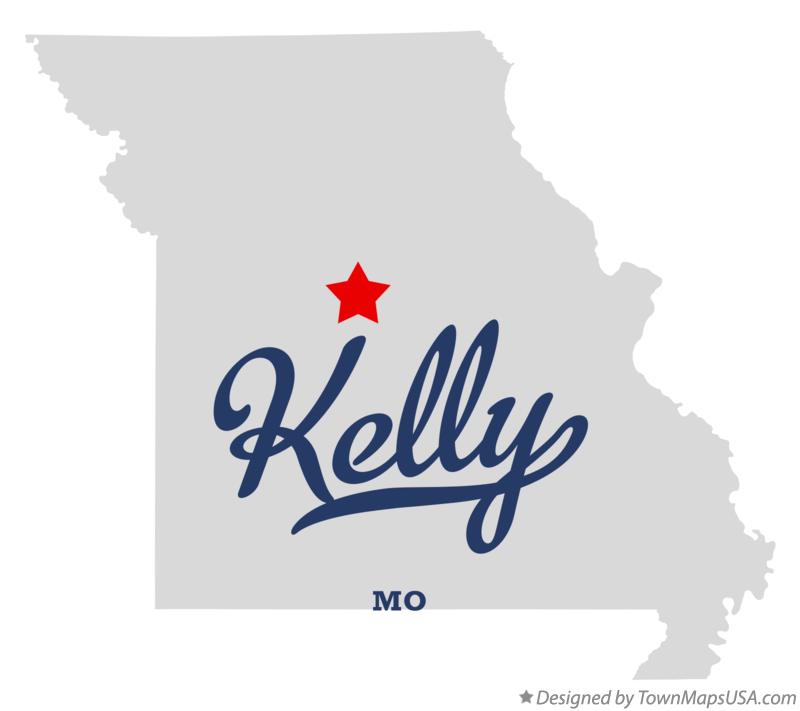 Map of Kelly, Cooper County, MO, Missouri