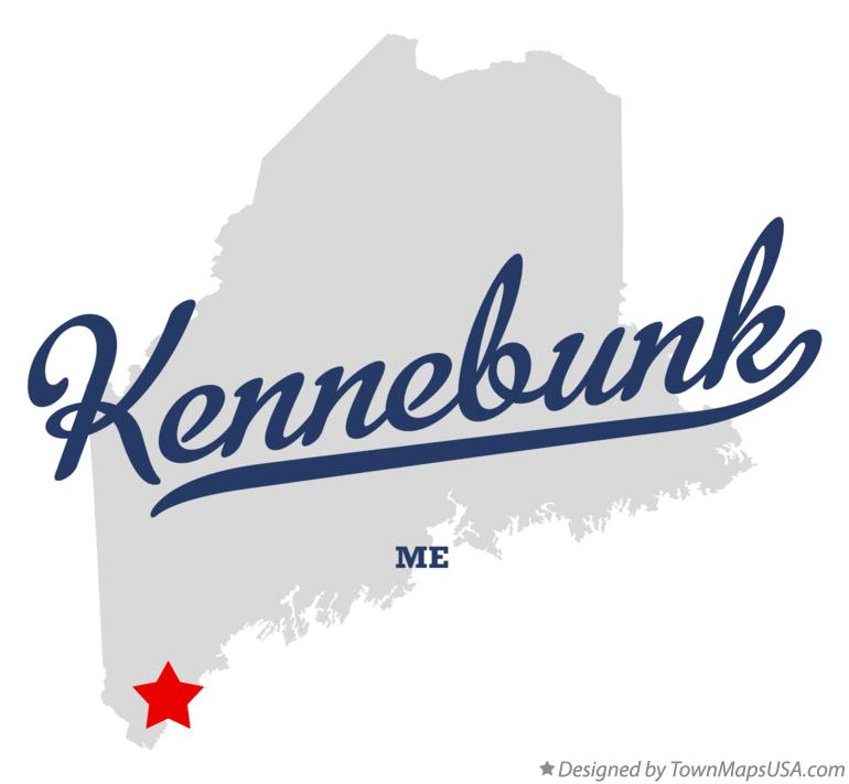 Map of Kennebunk, ME, Maine