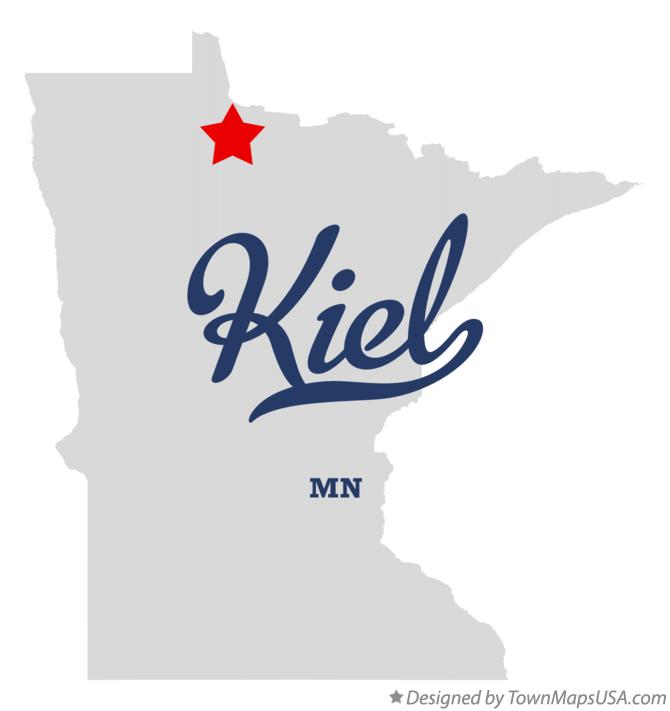 Map of Kiel, MN, Minnesota